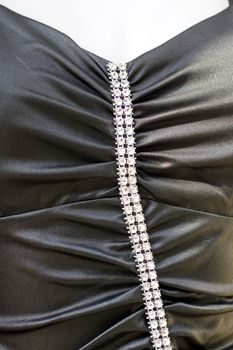 a black formal dress whit precius stones