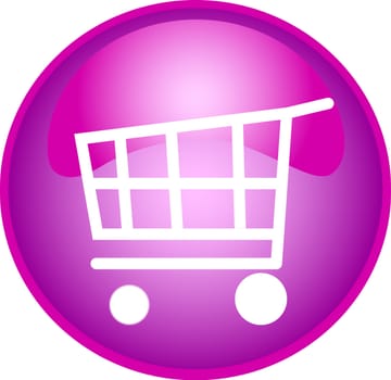 illustration of a purple shopping button