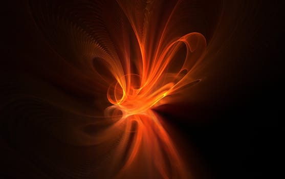 illustration of a abstract flame background 1
