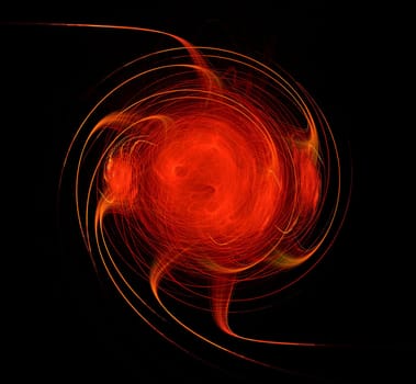 illustration of a abstract flame background 5
