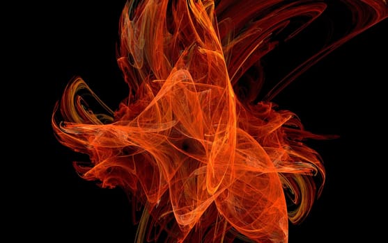 illustration of a abstract fire background