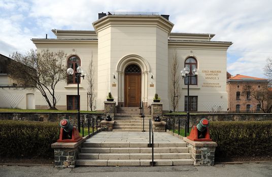 The building of Oslo Militære Samfund at Akershus Oslo Norway