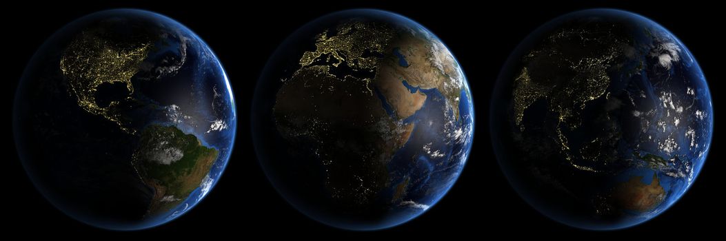 3d image of planet Earth in high definition