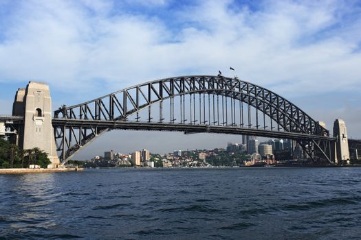 The Sydney Harbour Bridge in Sydney, Australia.