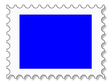 a stamp frame for image format 4:3