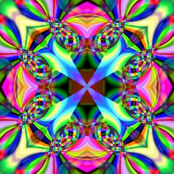A seamless abstract colour pattern background.