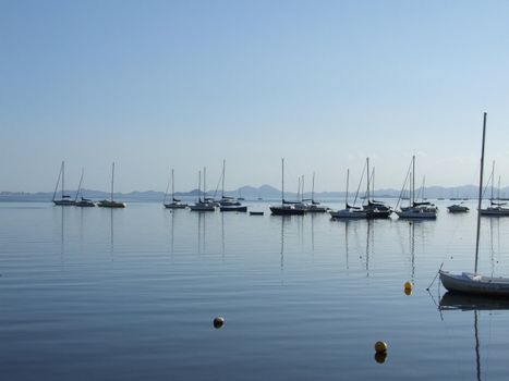 Boats on a Calm Sea