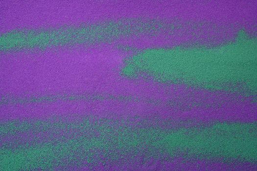 colorful pigments background textures in green and purple salt sand