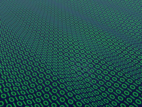 Binary wavy background