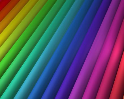 Abstract rainbow diagonal lines