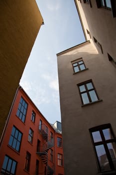 Apartment buildings in oslo, norway.