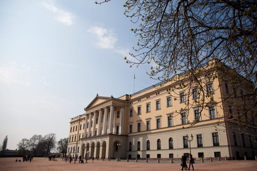 The Royal Palace in Oslo, Norway.