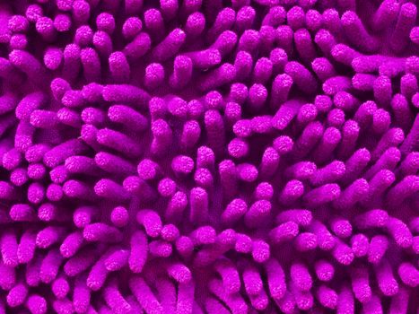 close up of purple microfiber