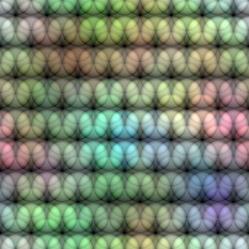 seamless texture of repeating round shapes in soft colors