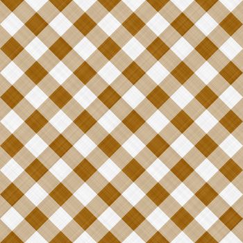 seamless texture ofsepia brown and white blocked tartan cloth