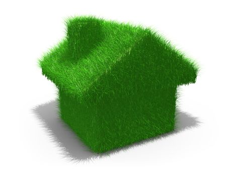 Computer generated image - Green House .