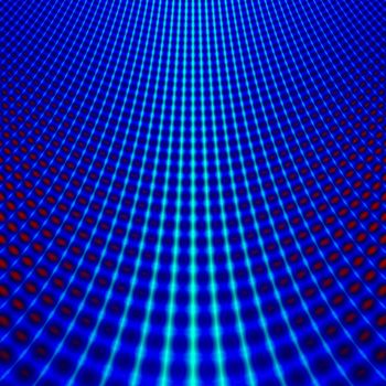 background with a blue bend grid structure