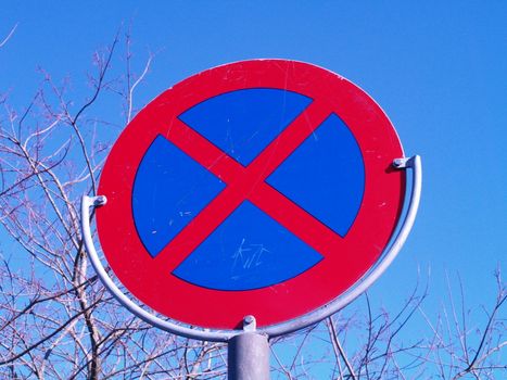 no stopping sign