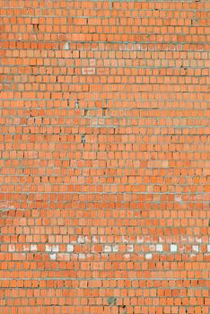 Red Bricked Wall .vertical wall