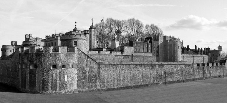 Tower of London panorama, Tower Hill, London