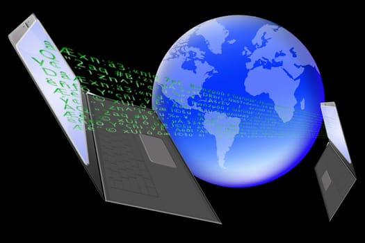 concept of data transmission in the world