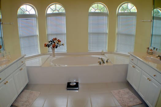 A Large Luxurious Bathroom in Central Florida.