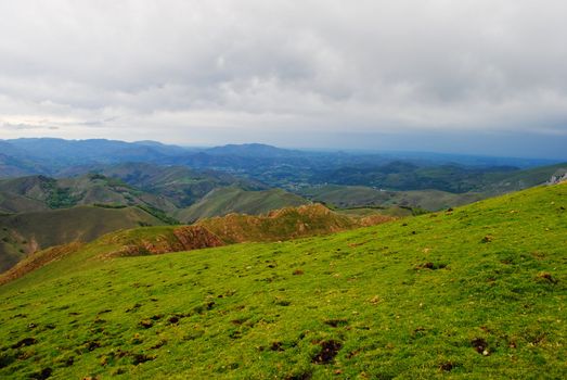 A beautiful view of the Spanish-French Pyrenees.