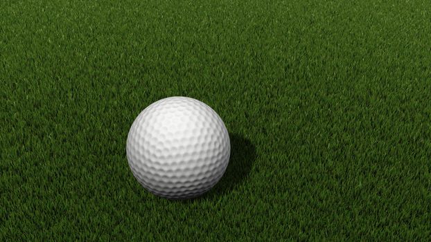 white golf ball on green grass