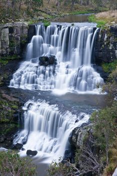 beautiful ebor falls waterfall in NSW australia
