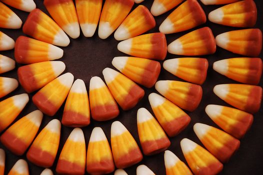 Halloween candy corn pattern
