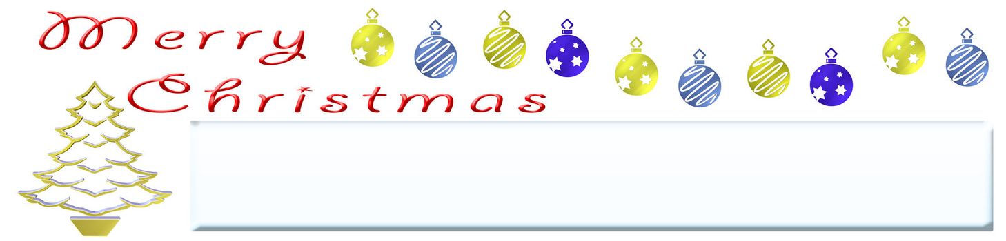 Illustration of Christmas for web banners or graphics
