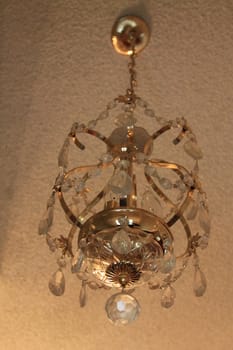 Close up of a big Chandelier.