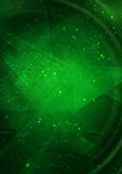 Green grunge abstract background, texture for the design