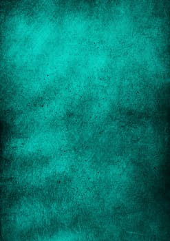 Turquoise grunge abstract background, texture for the design