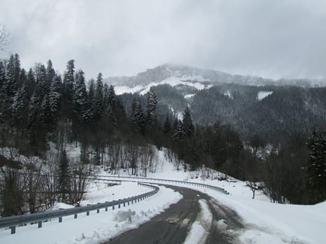 The main Caucasian ridge; rocks; a relief; a landscape; a hill; a panorama; high mountains; peaks; caucasus; top