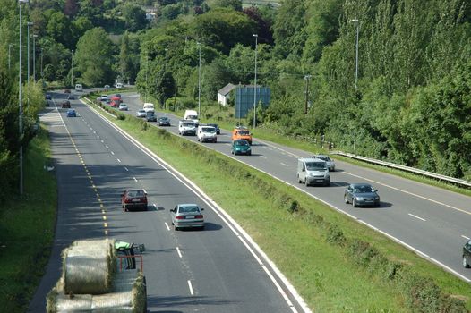 Cars on Motorway or freeway
