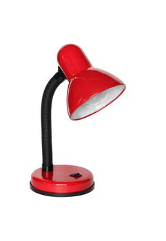 Nice modern desk lamp isolated on white background with clipping path