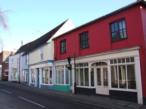 Old Tudor Painted Shops