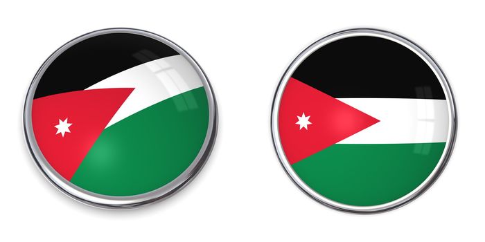 button style banner in 3D of Jordan