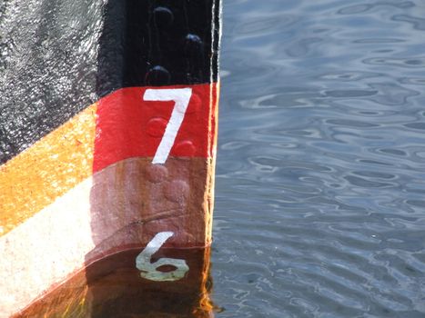 Water and Boat Abstract