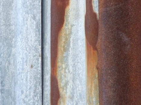 Corrugated Rusty Steel