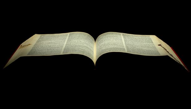 Amazing photo of an open bible