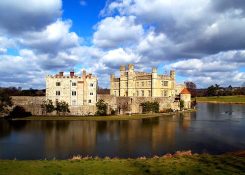 The leeds castle the coutryside of England