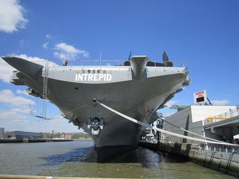 Floating museum on Manhattan, the hangar ship Intrepid