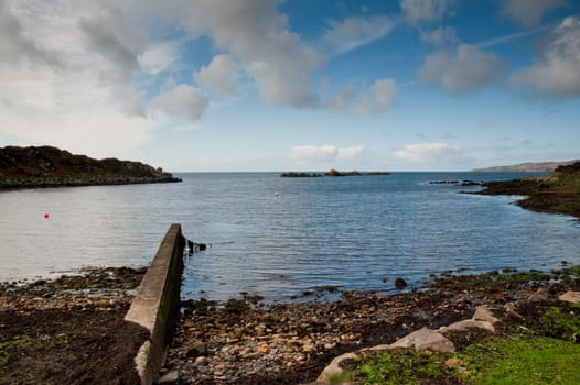 Loch Laphroaig bay on the isle of Islay