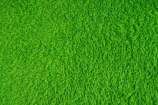 green soft fabric textured background