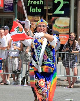 NEW YORK CITY - JUNE 28: NYC LGBT Gay Pride March on June 28, 2009 in New York City, USA