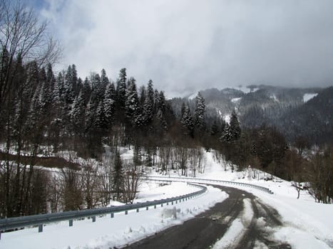 The main Caucasian ridge; rocks; a relief; a landscape; a hill; a panorama; high mountains; peaks; caucasus; top