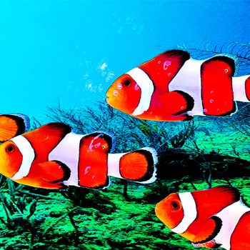 Tropical fish sea