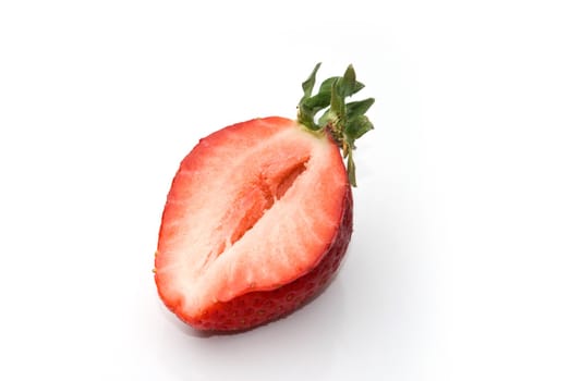 Strawberries isolated on white background